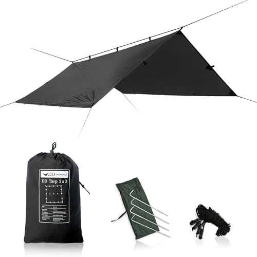 DD Hammocks Tarp 3x3 jet black
