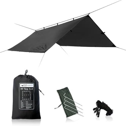 DD Hammocks Tarp 3x3 jet black