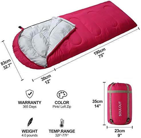 Sleeping bag Pink interior