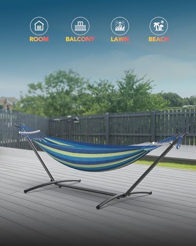 Hammock Wide Blue lifestyle