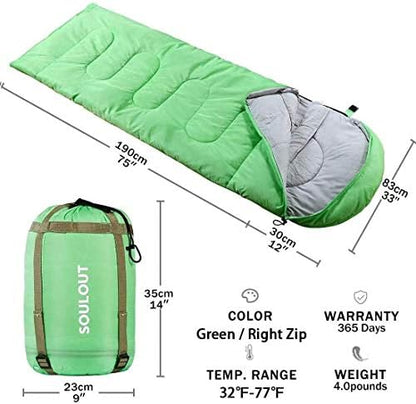 Sleeping bag Green interior
