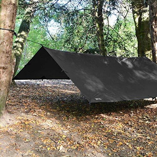 DD Tarp 3x3 pitched over hammock