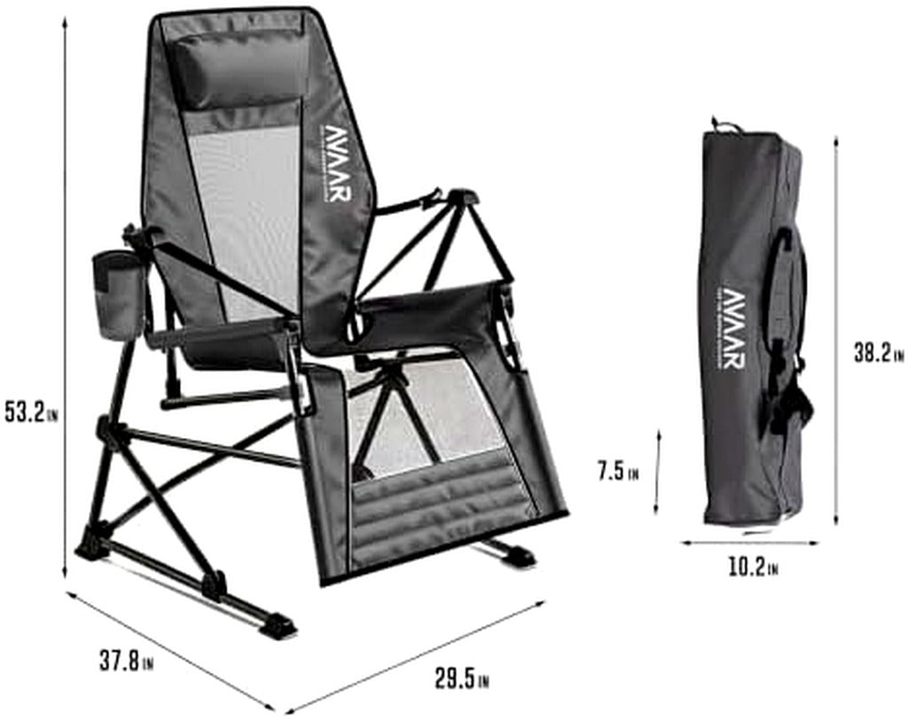 Reclining camping chair - additional view