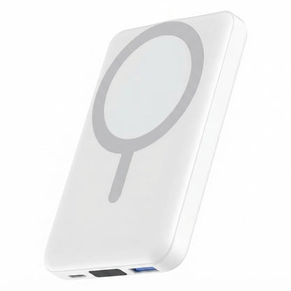 Power bank for iPhone on a plain white background