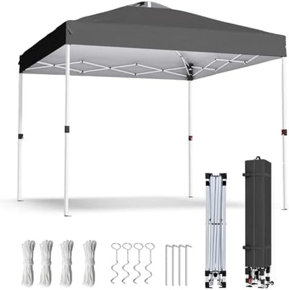 canopy tent as supplied with frame, carry bag, ropes and stakes